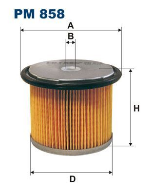 FILTRON PM858 YAKIT FİLTRESİ PARTNER-BERINGO-EXPERT-JUMPY-P205-P306-P309-P405-P406-P806-XSARA-ZX-BX-XANTIA-EVASION -C15 1.7-1.8-1.9 D XUD7-XUD7T-XUD9A DİZEL