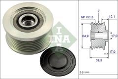 INA 535017710 ALTERNATÖR KASNAĞI RULMANLI NISSAN NAVARA 2.5L YD25DDTİ DCİ D40 4x2 4x4 04-> / PATHFINDER 2.5L YD25DDTİ DCİ R51 4x4 05->