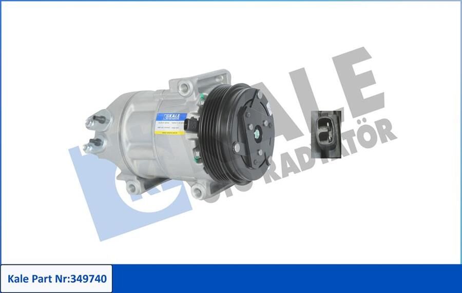 KALE 349740 KLİMA KOMPRESÖRÜ FIAT EGEA 16> 500L 14> 0.9T 1.4