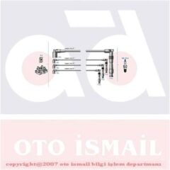 DODUCO 7817 BUJİ KABLOSU TAKIMI SET OPEL ASTRA F-CORSA-VECTRA B-TIGRA 1.4-1.6 16V ECOTECH 94> X14XE-X16XEL