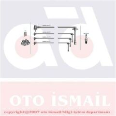 DODUCO 7892 BUJİ KABLOSU TOYOTA COROLLA 1.6L 4A-FE AE101 AE111 DOHC enjeksiyonlu 92-00