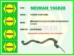 NEIMAN 166828 TURBO HORTUMU CLIO II 98>05> MEGANE II 02>08 1.5dCi K9K