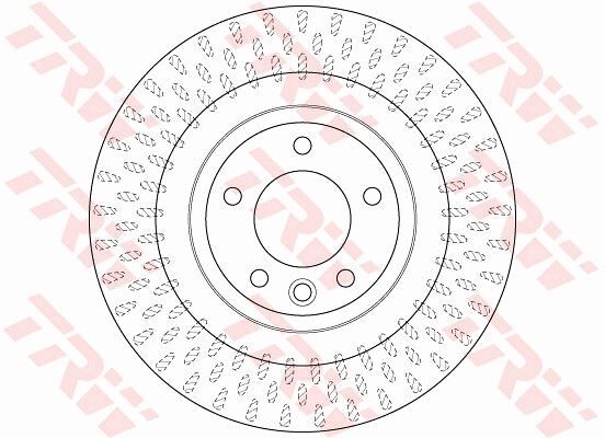 TRW DF6528S FREN DISKI ARKA LAND ROVER DISCOVERY L462 RANGE ROVER L405 L494