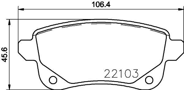 BREMBO P68064 ARKA BALATA RENAULT MEGANE IV 15> ESPACE V 15> MEGANE IV GRANDTOUR 16> TALISMAN 15> NISSAN JUKE 19>