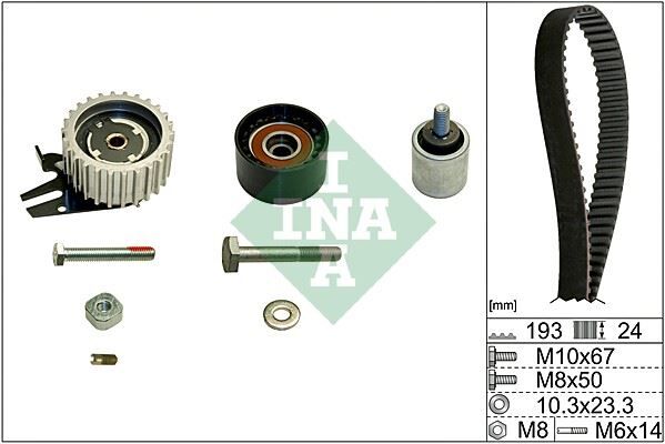INA 530061910 EKSANTRİK GERGİ KİTİ ASTRA J 10> INSIGNIA A 08> ZAFIRA C 12> 2.0 CDTI A-Y-Z20DT-DTC-DTE-DTJ-DTR