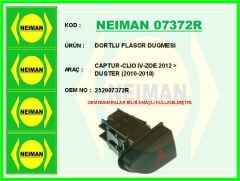 NEIMAN 07372R DORTLU FLASOR DUGMESI CAPTUR-CLIO IV-ZOE 2012 > DUSTER 2010-2018