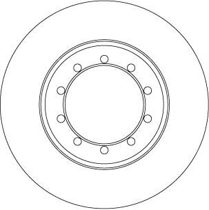 TRW DF6711 FREN DİSKİ ARKA FORD TRANSİT 06> 3.2 TDCİ ÇİFT TEKER