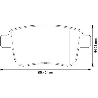 FREN BALATASI ARKA MERCEDES CITAN W415 12> . RENAULT KANGOO II 09>