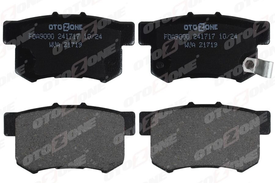 OTOZONE FDA9000 ARKA FREN BALATA HONDA CIVIC 1.6L D16 VTEC VTI 01-05 / 1.4L 1.6L 96-01 / 1.6L R16A2 VTEC SEDAN 06-> / ACCORD 2.0L F20 90-98 / LEGEND 3.2L 91-96 / SUZUKI SX4 1.6L M16A RW416 05->