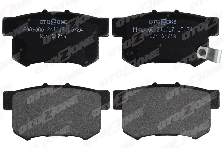 OTOZONE FDA9000 ARKA FREN BALATA HONDA CIVIC 1.6L D16 VTEC VTI 01-05 / 1.4L 1.6L 96-01 / 1.6L R16A2 VTEC SEDAN 06-> / ACCORD 2.0L F20 90-98 / LEGEND 3.2L 91-96 / SUZUKI SX4 1.6L M16A RW416 05->