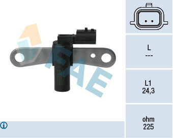 FAE 79327 KRANK MİLİ SENSÖRÜ RENAULT CLIO IV 12> DACIA DOKKER 12> LOGAN II 12> SANDERO II 12> 1.2 D4F 1.4 K7J 1.6 K7M