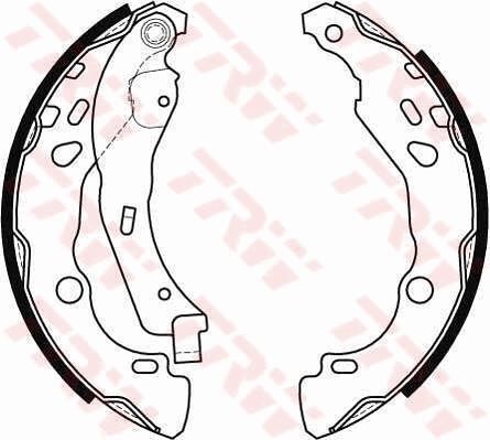 TRW GS8455 ARKA FREN PABUÇ BALATASI RENAULT CLIO II 98> CLIO IV 12> CLIO SYMBOL 02> SYMBOL III 13> DACIA SANDERO 08> LOGAN 06> SANDERO II 12> LOGAN II 12>