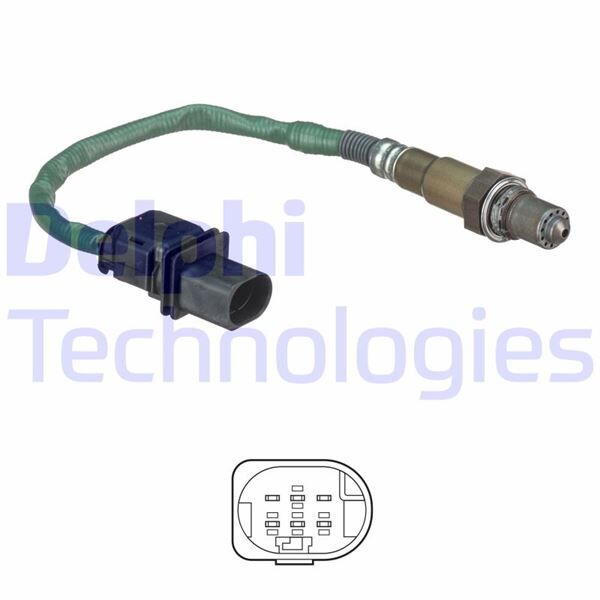 DELPHI ES20551-12B1 OKSIJEN SENSORU KAT. ONCESI MERCEDES W169 W246 W204 W212 W463 W166 X204 W221 W639