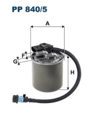 FILTRON PP840.5 YAKIT FILTRESI MERCEDES VITO OM651 W447