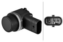 HELLA 6PX358270631 PARK YARDIM SİSTEMİ SENSÖRÜ.ARKA.ULTRASONİK SENSÖR.3-KUTUPLU.SİYAH.FORD