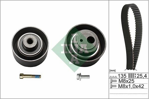 INA 530005510 EKSANTRİK GERGİ KİTİ 134x254 P106 II 1.6 96- TU5J4 -SAXO 1.6 96-03 TU5JP4 K015458XS