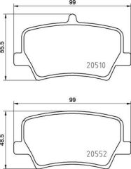 VALEO 670683 ARKA BALATA VOLVO XC40 D3 D4 T3 T4 T5 2018 >