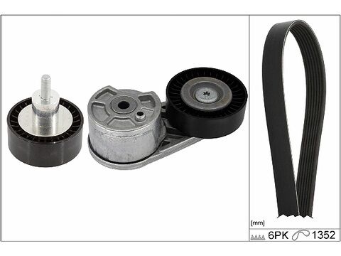 INA 529054910 V KAYIŞ GERGİ KOMPLE SET GERGİ V KAYIŞ AVARE RULMAN FORD TRANSİT-CUSTOM 18> 2.0 ECOBLUE 6PK1352 G K2Q 19A216 AB