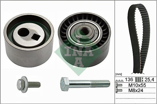 INA 530009510 EKSANTRİK GERGİ KİTİ P306 2.0-P406 1.8 16V-P605-P806 2.0 16V-XSARA-XANTIA 1.8i 16V-2.0 16V RFV-LFY
