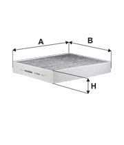 FILTRON FILT K 1424A MONDEO/S-MAX/GALAXY/EDGE/FOCUS POLEN FILTRESI KARBONLU / JX6A 18D483 DA