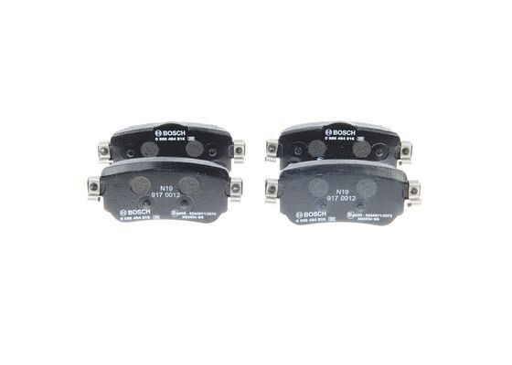 BOSCH 0986494816 ARKA FREN BALATA RENAULT KADJAR 15> KOLEOS II 18> / NISSAN QASHQAI 1.6L Dci R9M dizel 11-> / X-TRAIL 1.6L Dci T32 12->