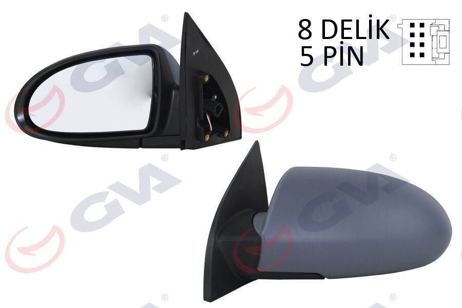 GVA 1091131 DIŞ DİKİZ AYNASI SOL ACCENT ERA 06> ELEKTRİKLİ ISITMALI ASTARLI KONVEKS