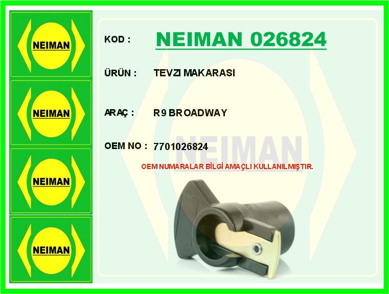 NEIMAN 026824 TEVZI MAKARASI R9 BROADWAY