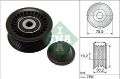 INA 532066810 ALTERNATÖR GERGİ RULMANI RENAULT CAPTUR 13> CLIO IV 12> MEGANE III 09> 1.2 TCe 1.4TCe