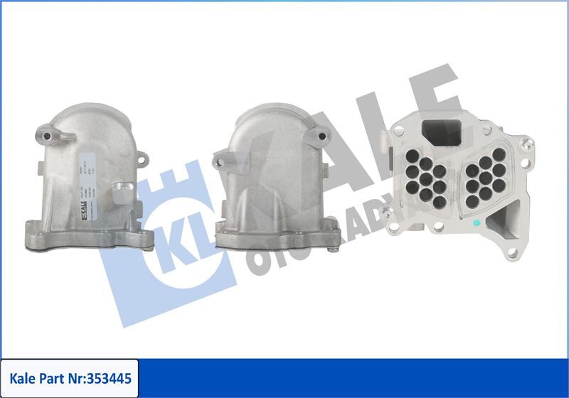 KALE 353445 EGR SOĞUTUCU P207-P508-P3008-P5008-PART-BERL-C3-C4-C5-DS3-DS5-C-MAX-FIESTA-FOCUS-S40-S60-S80-V60-V70