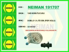 NEIMAN 191707 YAĞ SOĞUTUCUSU DOBLO 1.9 JTD EM. PER NOLU