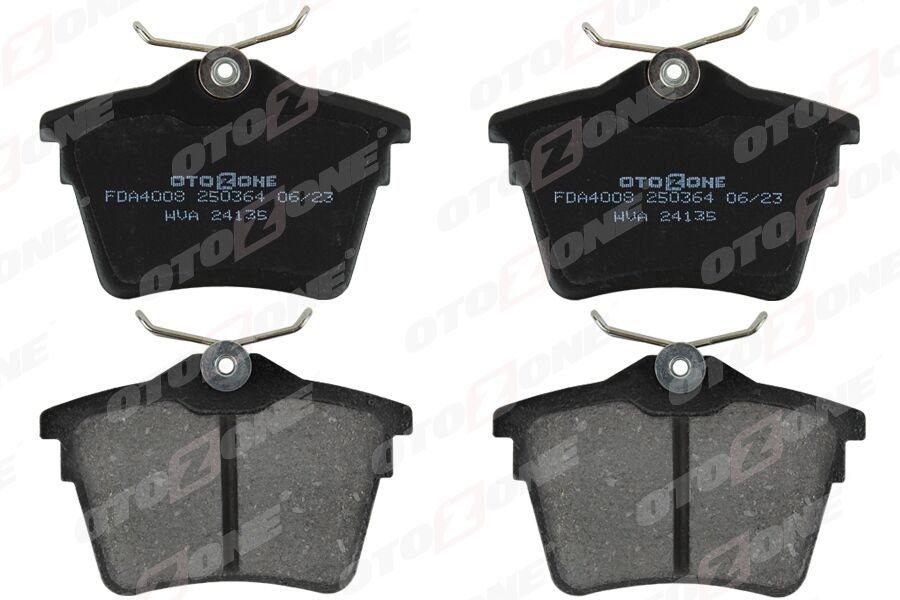 OTOZONE FDA4008 ARKA FREN BALATASI PEUGEOT P407 1.6 HDI 1.8-2.0 04> 607 00> CITROEN C5 08>