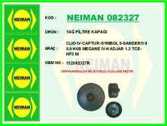 NEIMAN 082327 YAĞ FİLTRE KAPAĞI RENAULT CLIO IV-CAPTUR-SYMBOL II-SANDERO II 0.9 H4B MEGANE IV-KADJAR 1.2 TCE-HF5 M