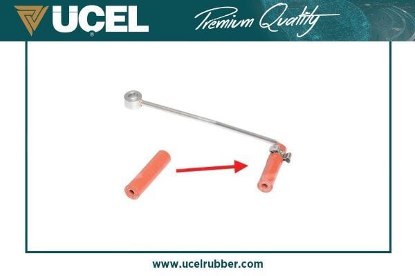 UCEL S15691 TURBO BASINÇ HORTUMU METAL BORU HARİÇ 6MMX 15MM 6.5CM DACIA DUSTER 1.5 DCI