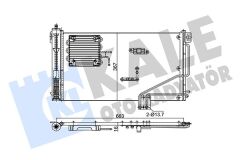 KALE 353175 KLIMA RADYATORU MERCEDES W203 CL203 S203 C209 R230