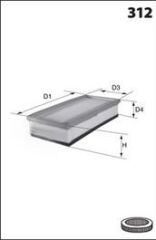 SARDES SA2500 HAVA FİLTRESİ JEEP GRAND CHEROKEE IV 11> CHRYSLER 300C 05>12 3.0 CRD