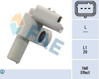 FAE 79151 EKSANTRİK DEVİR SENSÖRÜ PARTNER-BERLINGO-P206-P207-P306-P307-P308-P508-C3-C4-C5 FOCUS 3-FIESTA C-MAX BMAX-KUGA MONDEO TRANSIT TOURNEO 1.4-1.6-2.0 HDI L550 L359 R.R EVOQUE L538 JAGUAR XF I X250