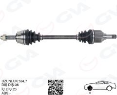 GVA 4427033 KOMPLE AKS SOL ON FIAT DOBLO 119.223 1.4 01-10