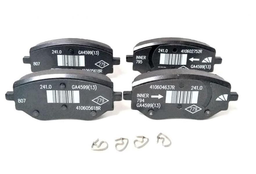 AUTOTECH DB396-182 ON FREN BALATASI CLIO V 19> TALIANT 21> MICRA V 18> 1.0 SCE 1.0 TCE 1.5 BLUE DCI