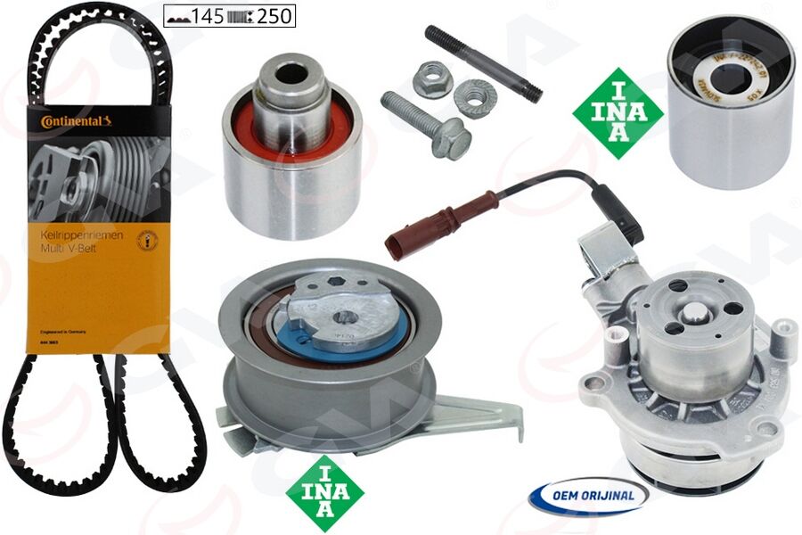 GVA 59WPK7560C-1 DEVİRDAİMLİ TRİGER SETİ SOKETLİ GOLF7-A3-LEON-PASSAT-TİGUAN 1.6-2.0 TDİ 13> CLHA/B-DCXA-CRLB-CUVC-CRKA-CRKB-