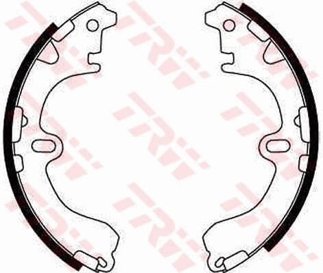 TRW GS8291 ARKA KAMPANA PABUÇ BALATA TOYOTA COROLLA 1.3L 2E 4E-FE EE90 EE100 EE111 88-00 1.6L 4A-F 4A-FE AE92 A E101 AE111 88-00 200x37