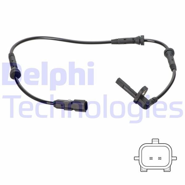 DELPHI SS20750 ABS SENSÖRÜ ÖN SAĞ-SOL RENAULT EXPRESS 23> SYMBOL III 14> DACIA DOKKER 12> SANDERO II 16> LOGAN MCV II 13>