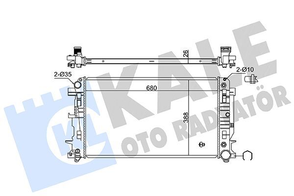 KALE 363530 MOTOR SU RADYATORU MERCEDES SPRINTER B906 06> OTOMATIK SANZIMAN