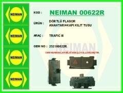 NEIMAN 00622R DORTLO FLASOR ANAHTARI KAPI KILIT TUSU TRAFIC III