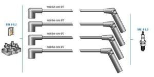 BUJİ KABLO TK CHEVROLET KALOS 1.2i SOHC HATCBACK 03 >