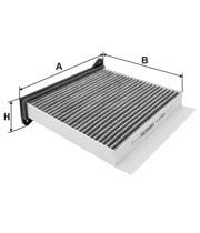 FILTRON FILT K 1240A LANCER (CS) : OUTLANDER (CU) 2.0/2.0 T 03-08 POLEN FILTRESI KARBON