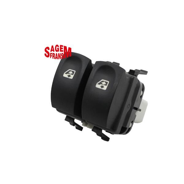 SAGEM 500939 CAM AÇMA DÜĞMESİ CLIO III ÖN SOL BEYAZ ÇİFTLİ