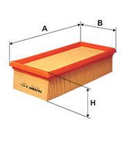 FILTRON FILT AP 195/1 COLT (Z3) : SMART 454 04-12 HAVA FILTRESI .