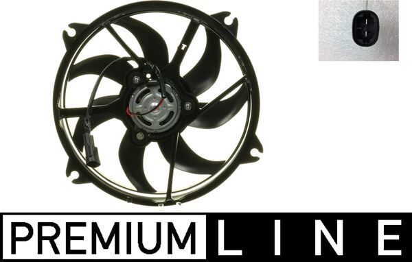 MAHLE CFF289000P FAN MOTORU C5 EM-C8-P807-EXPERT III-JUMPY III 1.6 HDI-2.0 HDI 370W-385mm