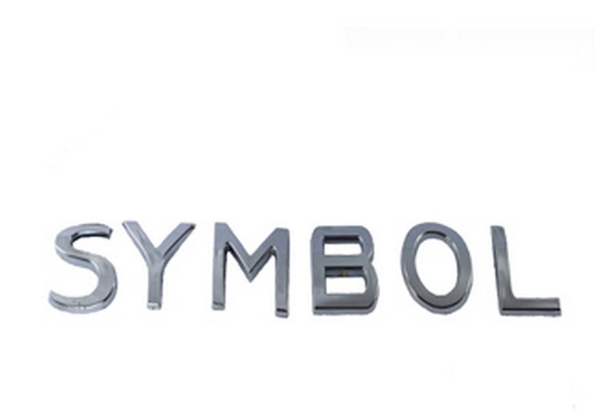 ARKA BAGAJ YAZISI SYMBOL SYMBOL