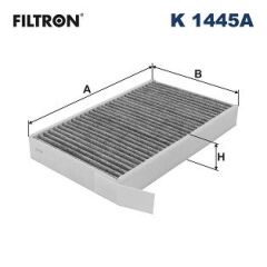 FILTRON K1445A POLEN FILTRESI TESLA MODEL 3 MODEL Y KARBONLU
